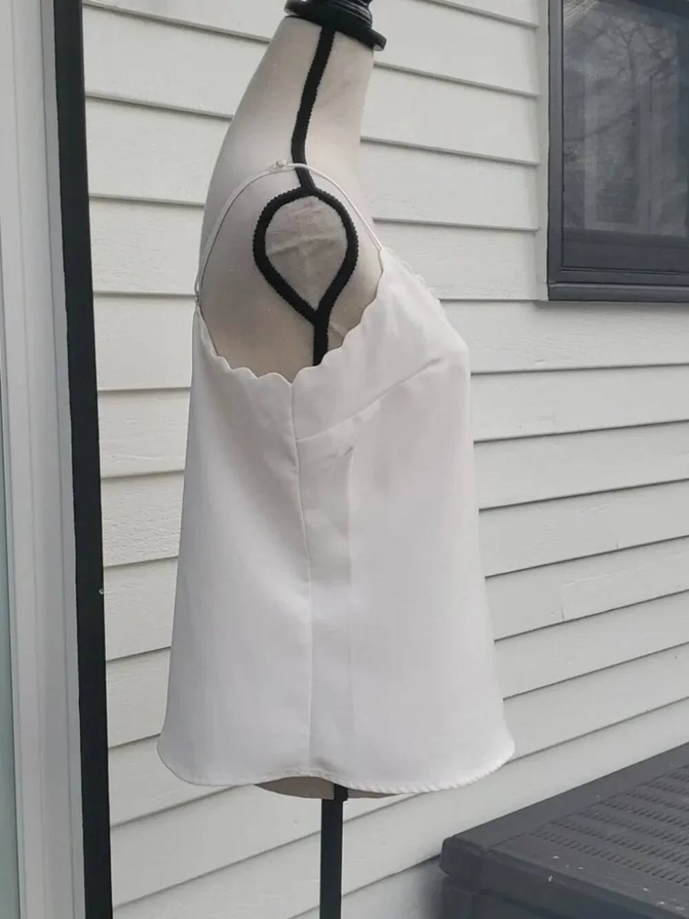 J. Crew Scalloped Hem Cami Size 12 | Scallop Hem Sleeveless Top